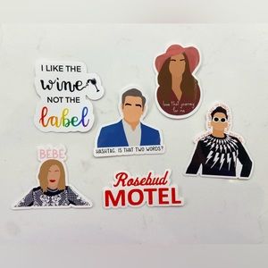 Schitt’s Creek Sticker Pack | pack of 6 high quality, glossy stickers